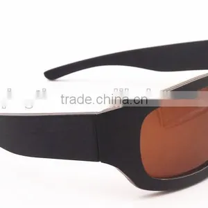 8 Bit Maple Wood Sunglasses Big 8 Curve Sport Thin Layers Eyeglasses thumbnail-4