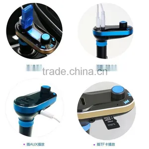 Wholesale High Quality Car fm Transmitter Bluetooth Wireless fm Transmitter thumbnail-3