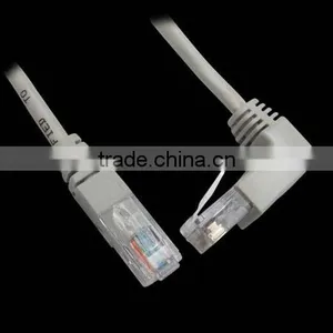 L Type Right Angle 90 Degree Molded RJ45 Connector Networking Cables thumbnail-1