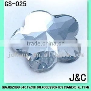 Flower Shaped Crystal Decorative Glass Beads thumbnail-1