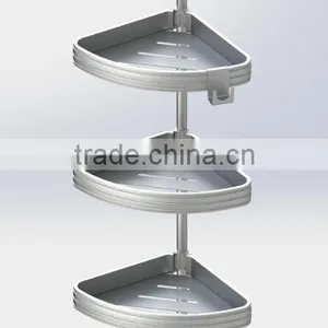 Aluminium Tension Pole Caddy and Aluminium Tension Shower Caddy and Bathtub and Shower Tension Corner Caddy thumbnail-1
