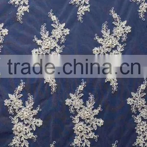 Guangzhou Latest Design Hot Selling Warehouse Lace Fabric for Garment thumbnail-1