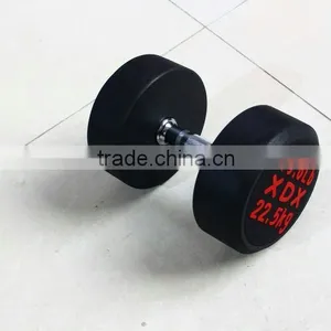 Crossfit Gym Basic Equipment Rubber Coated Dumbbell thumbnail-1