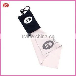 Popular Design Customized Printing Microfiber Cleaning Cloth Key Chain thumbnail-2