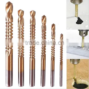 6pcs DEKO HSS Titanium Coated Woodworking Drill Bits thumbnail-5