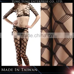 Two Piece Entice Diamond Net Hot Sexy Open Side Lingerie thumbnail-1