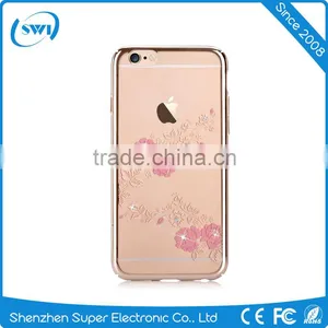 Luxury Mobile Phone Accessories Vouni Crystal PC Case for IPhone 6/6s Back Cover Shell thumbnail-2