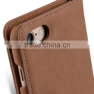 2016 Classic Brown Wallet Case MOBILE PHONE COVER Leather Case for Apple IPhone 7 (4.7") thumbnail-6