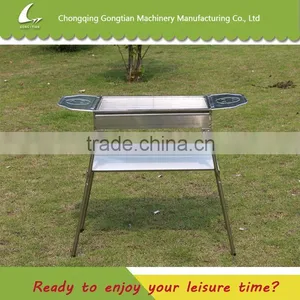 Good Quality Folding Charcoal Bbq Grills for Camping thumbnail-1