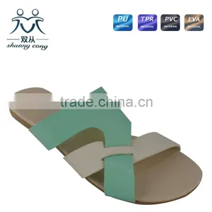 Factory Price Ladies Cross-belt Shenae Grimes Flat Slippers and Shoes thumbnail-2