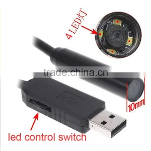 Protable Dia 10mm Waterproof Handle Usb Borescope Endoscope Inspection Sanke Camera thumbnail-2