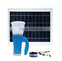 8W Solar Portable Lantern Solar Emergency Light With USB and Mobile Phone Charger thumbnail-1