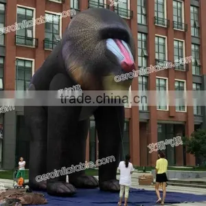 Simulation Animal / Inflatable Mandrill / the High Simulation Mandrill thumbnail-1