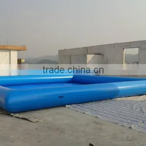 Durable 0.9mm PVC Commercial Water Pool/cheap Inflated Pool Customized thumbnail-1