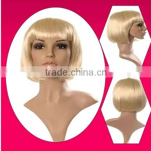 100% Virgin Silk Top Natural Blonde Jewish Wigs thumbnail-1