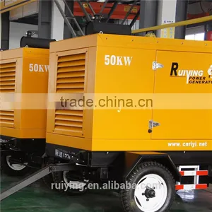 104kw/130KVA Silent Trailer Diesel Generator Made in China thumbnail-5