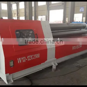 4 Roll Plate Bending Machine W12-12*2500,steel Plate Bending Machine thumbnail-1