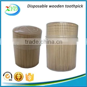 Disposable Sterile Wooden Toothpicks / Plastic Jar Wooden Toothpick thumbnail-1