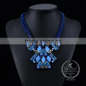 High Quality Vintage Acrylic Resin Chunky Statement Necklace Fashion Women Pendant Necklace 6390050 thumbnail-4
