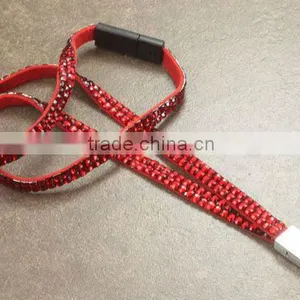 Rhinestone Lanyard Neck Strap thumbnail-1