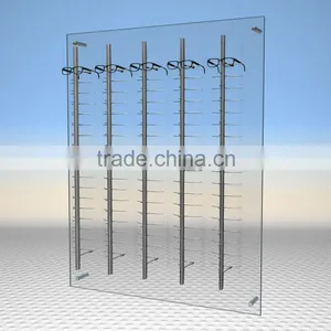 Wall Mounted Eyeglasses Display;sunglasses Display Shelf;eyewear Diaply Rack thumbnail-1