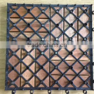 Wood Decking/Interlocking Outdoor Deck Tiles , Wood Garden Deck Tiles, Garden Tiles thumbnail-3