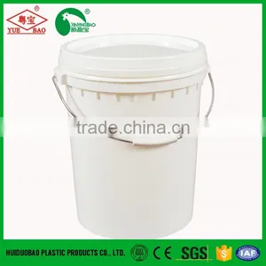 Yellow Plastic Bucket 30L for Construction thumbnail-1