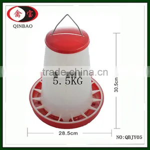 High Quality 5.5 kg Plastic Poultry Chicken Drinkers Feeders With Lip thumbnail-1