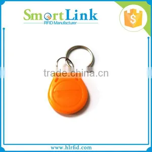 China Manufacturer OEM ABS Contactless Waterproof LF/HF/UHF RFID Passive Proximity Key Fobs/Keychain for Rfid Entrance System thumbnail-1