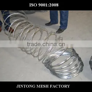 Concertina Razor Reinforced Barbed Tape /Concertina Circle Wire Fencing thumbnail-2
