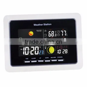 3 Wireless Sensors Weather Station Indoor Outdoor Temperature Thermometer With WWVB DCF RCC Receiver thumbnail-6