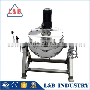 200 Liter Electric Heating Soup Cooking Pot With Agitator thumbnail-1