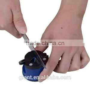 Dual Sided1000&3000 Grit Professional Kitchen Knife Whetstone Sharpener + Anti-slip Silica Base Holder +Knife Angle Guide thumbnail-1