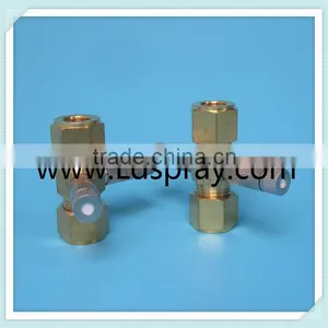 3/8" Brass Tube Connector With One Hole or 120 and 180 Degree Two Hole thumbnail-4