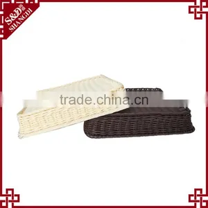 Cute Rattan Widely Use Storage Food Basket Bread Display Stand thumbnail-5