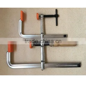 Japanese Type F Steel Forging Clamp With Wooden Handle thumbnail-2