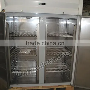 Restaurant Kitchen Stainless Steel 2 Door Freezer/Commercial Side By Side Refrigerator Freezer/Commercial Deep Freezer thumbnail-2