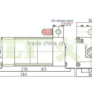 China Supplier JULY Sale Pneumatic Hydraulic Pressure Test Pump thumbnail-2