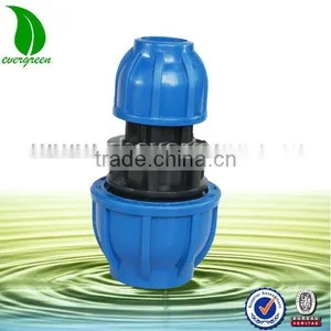 HDPE Pipe Fitting PP Compression Fittings Reducing Coupling thumbnail-2