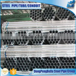 Erw 16mm Size Cold Rolled Round Pre Galvanized Pipes thumbnail-2