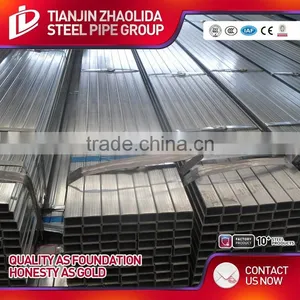 Q195 Q235 Q345 Material Welded Square Hollow Galvanized Steel Tube With CE Certificate thumbnail-5