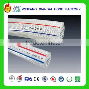 FOOD GRADE PVC Clear Braid Hose ,felxible Hose,blue and Red Air Hose thumbnail-2