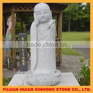 Garden Gray Grinite Stone Buddha Statue thumbnail-1