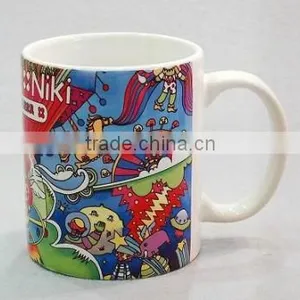 11oz Porcelain Mug With Heart-shaped Handle 11oz Ceramic Mug With Big Handle thumbnail-6