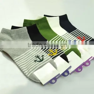 Wholesale Korea Stripe Slipper Man Loafer Socks thumbnail-6