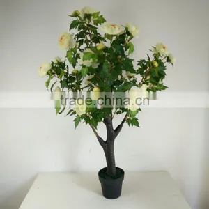 Fake Arbor Peony Flower Tree Artificial Peony Flower for Decoration thumbnail-4