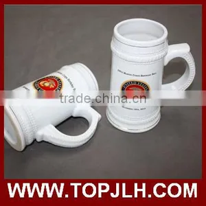 China Custom Subliamtion White Coffee Mug Porcelain Glass Beer Mug thumbnail-5