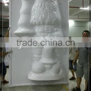 Custom Huge Outdoor Plastic Santa Clause With Big Size Plastic Product by Vacuum Forming thumbnail-2