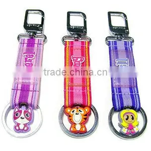 2013 Hot Sell Woven Key Chain With Pvc Logo thumbnail-1