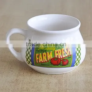 Farm Fresh Soup Mug, Ceramic With Decal thumbnail-1